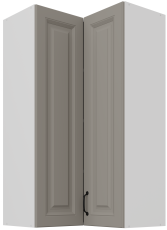 Oberschrankecke Stilo - сlaygrey/weiß - 60x60 GN-108 2F (90°)