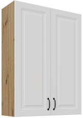 Oberschrank Stilo - Weiß/Eiche Artisan - 80 G-108 2F