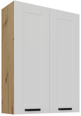 Oberschrank Luna - Weiß/Artisan Eiche - 80 G-108 2F