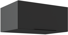 Oberschrank Aria - schwarz/anthrazit - 80 NAGU-36 1F