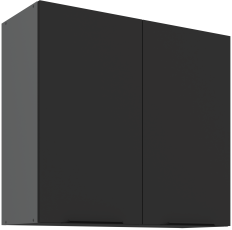 Oberschrank Aria - schwarz/anthrazit - 80 G-72 2F