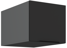 Oberschrank Aria - schwarz/anthrazit - 40 NAGU-36 1F