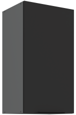 Oberschrank Aria - schwarz/anthrazit - 40 G-72 1F