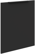 Tür für Einbaugeschirrspüler Aria - schwarz/anthrazit - ZM 713x596