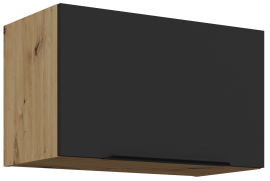 Oberschrank Aria - schwarz/Artisan Eiche - 60 GU-36 1F