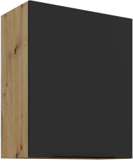 Oberschrank Aria - schwarz/Artisan Eiche - 60 G-72 1F
