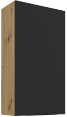 Oberschrank Aria - schwarz/Artisan Eiche - 60 G-108 1T
