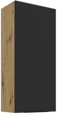 Oberschrank Aria - schwarz/Artisan Eiche - 50 G-108 1F