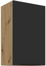 Oberschrank Aria - schwarz/Artisan Eiche - 45 G-72 1F 