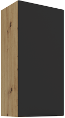 Oberschrank Aria - schwarz/Artisan Eiche - 45 G-90 1T 