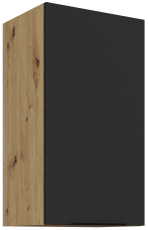 Oberschrank Aria - schwarz/Artisan Eiche - 40 G-72 1F