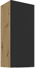 Oberschrank Aria - schwarz/Artisan Eiche - 40 G-90 1T