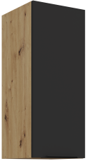 Oberschrank Aria - schwarz/Artisan Eiche - 30 G-72 1F
