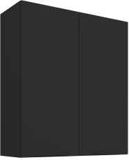 Oberschrank Aria - schwarz - 80 G-90 2F