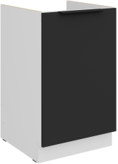Unterschrank Aria - schwarz/weiß - 50 ZL 1F BB