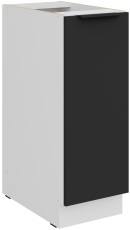 Unterschrank Aria - schwarz/weiß - 30 D CARGO BB