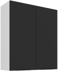 Oberschrank Aria - schwarz/weiß - 80 G-90 2F