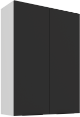 Oberschrank Aria - schwarz/weiß - 80 G-108 2F