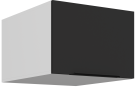 Oberschrank Aria - schwarz/weiß - 50 NAGU-36 1F