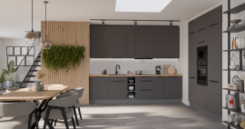 Küchenzeile Aria - grau/anthrazit