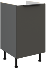 Unterschrank Aria - grau/anthrazit - 50 ZL 1F BB