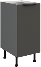 Unterschrank Aria - grau/anthrazit - 40 D 1F BB