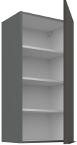 Stolarz Lempert - Oberschrank Aria - grau/anthrazit - 45 G-90 1F