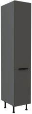Hoher Schrank Aria - grau/anthrazit - 40 DK-210 2F