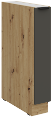 Unterschrank Aria - grau/Artisan Eiche - 15 D CARGO BB
