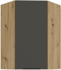 Oberschrank Aria - grau/Artisan Eiche - 60x60 GN-90 1F (45°)