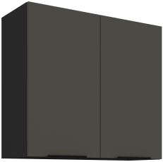 Oberschrank Aria - grau/schwarz - 80 G-72 2F