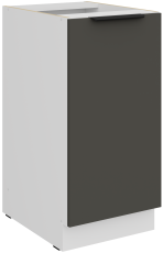 Unterschrank Aria - grau/weiß - 40 D 1F BB