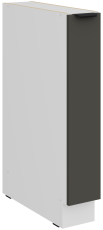 Unterschrank Aria - grau/weiß - 15 D CARGO BB