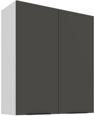 Oberschrank Aria - grau/weiß - 80 G-90 2F