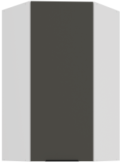 Oberschränk Aria - grau/weiß - 60x60 GN-108 1T (45°)