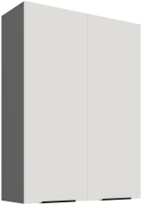 Oberschrank Aria - weiß/anthrazit - 80 G-108 2F