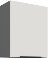 Oberschrank Aria - weiß/Anthrazit - 60 G-72 1T