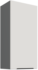 Oberschrank Aria - weiß/Anthrazit - 45 G-90 1T