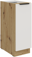 Unterschrank Aria - weiß/Artisan Eiche - 30 D CARGO BB