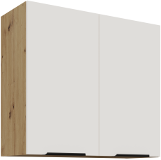 Oberschrank Aria - weiß/Artisan Eiche - 80 G-72 2F