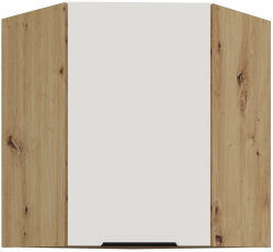 Oberschrank Aria - weiß/Artisan Eiche - 60x60 GN-72 1F (45°)