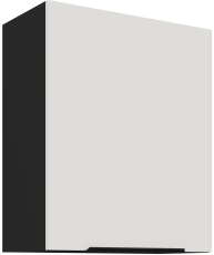 Oberschrank Aria - weiß/schwarz - 60 G-72 1F