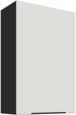 Oberschrank Aria - weiß/schwarz - 60 G-90 1F