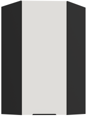 Oberschrank Aria - weiß/schwarz - 60x60 GN-108 1T (45°)