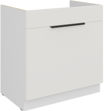 Unterschrank Aria - weiß - 80 ZL 1S BB