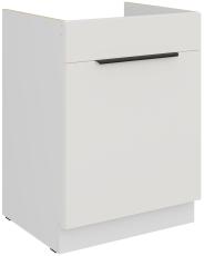 Unterschrank Aria - weiß - 60 ZL 1S BB