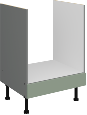 Unterschrank für Einbaubackofen Aria - Aquamarin/Anthrazit - 60 D GAZ BB