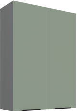 Oberschrank Aria - Aquamarin/Anthrazit - 80 G-108 2F