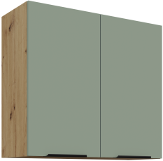 Oberschrank Aria - Aquamarin/Artisan Eiche - 80 G-72 2F