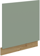 Tür für Einbaugeschirrspüler Aria - Aquamarin/Artisan Eiche - ZM 570x596